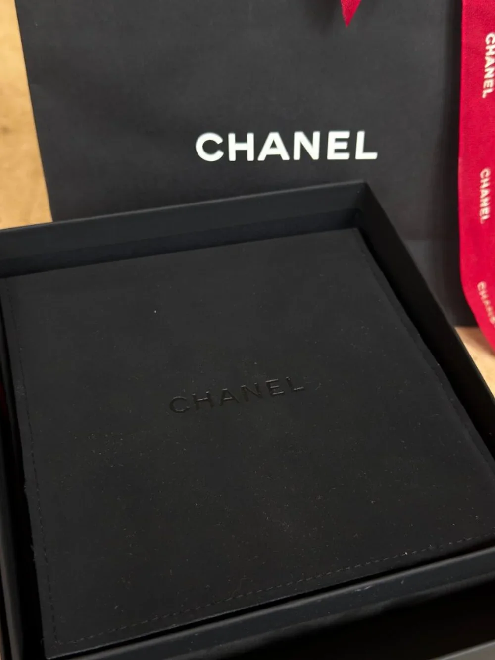 CHANEL 2023 23P Coco Mark Cube Choker Necklace, FULL SET, KEPT UNUSED